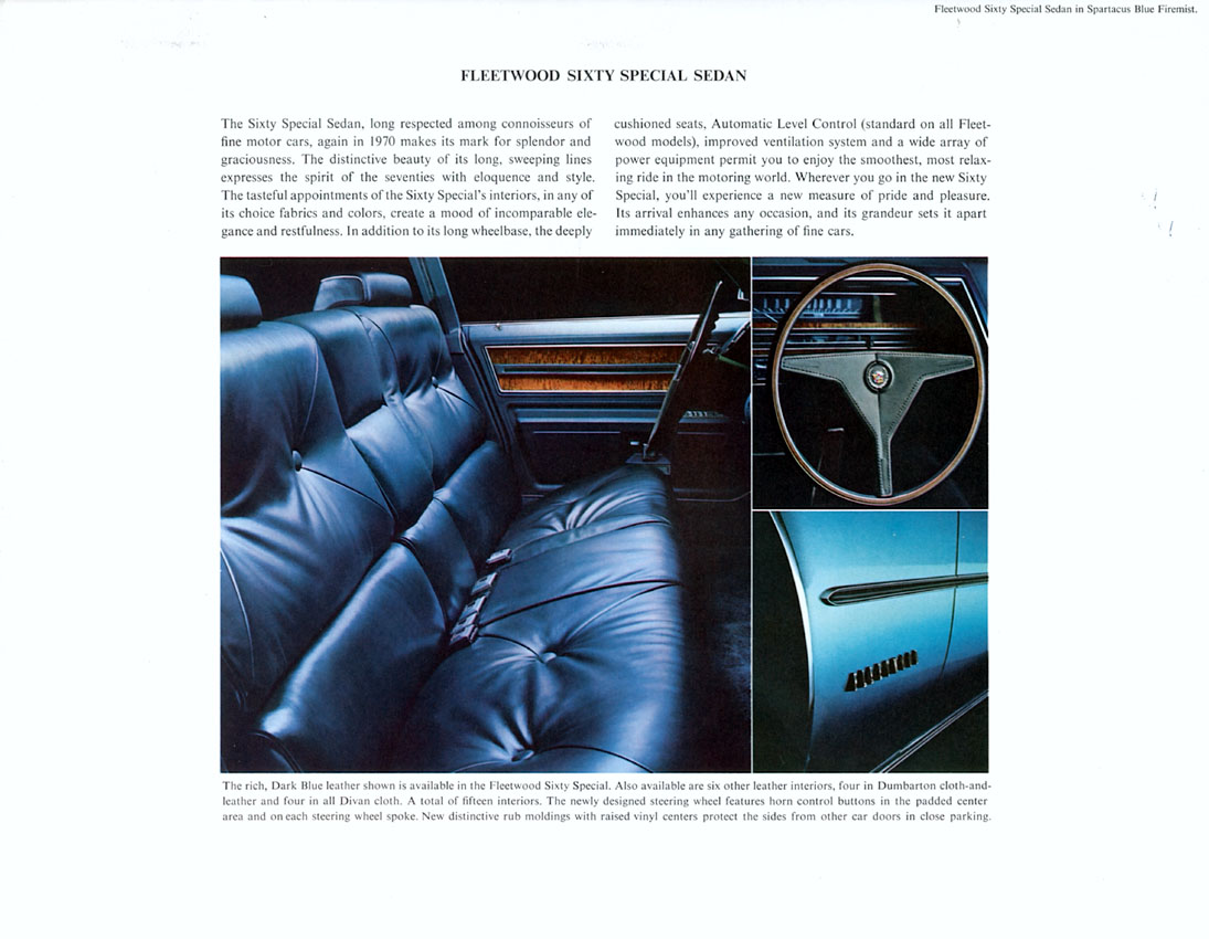 1970 Cadillac Brochure Page 12